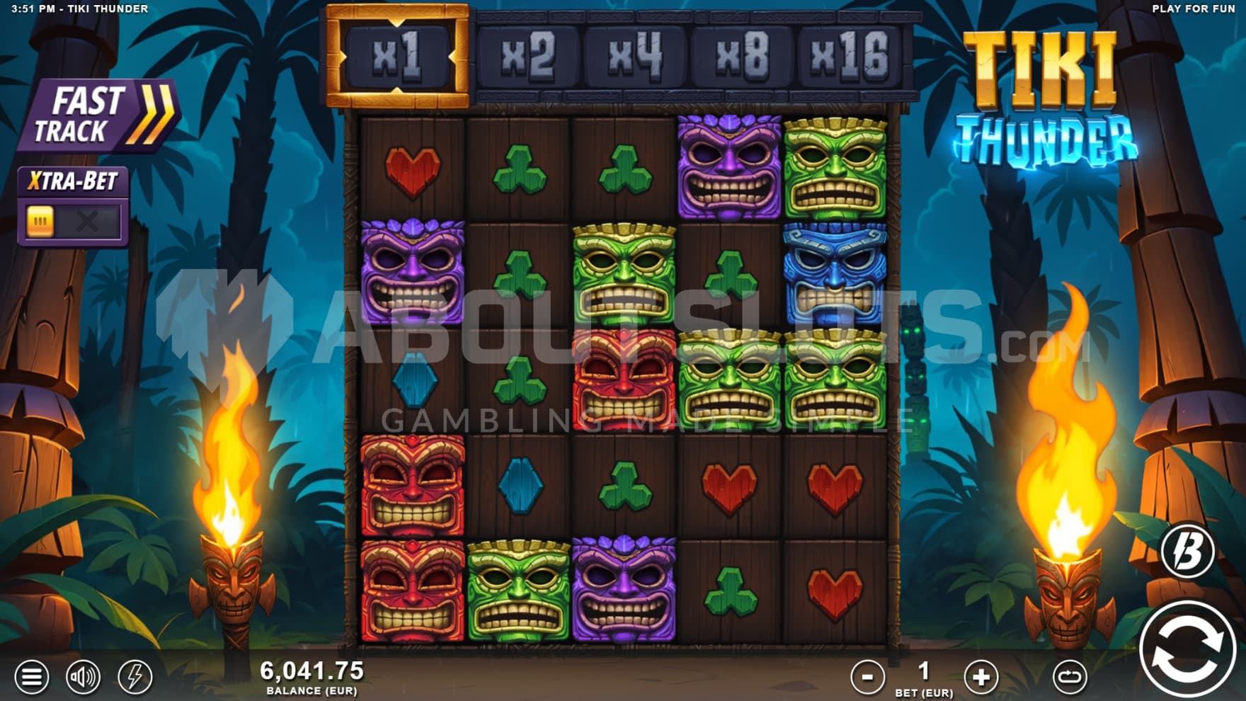 Win Multiplier above the reels