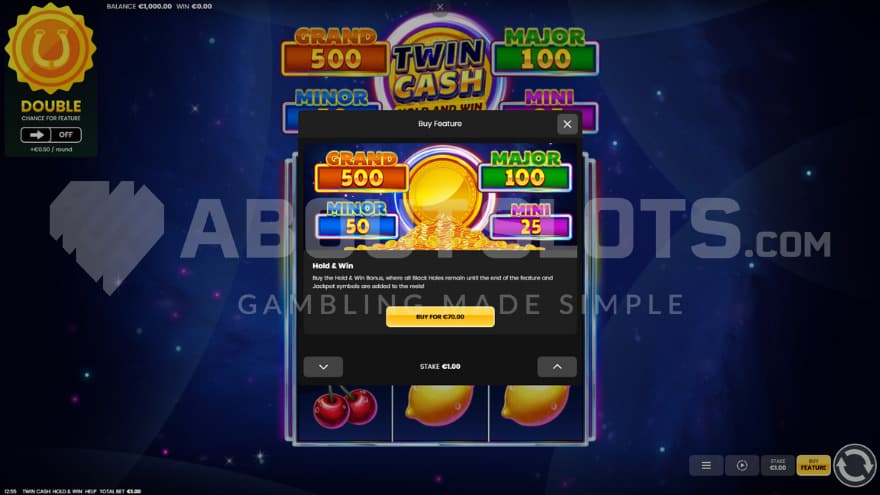 Bonus Buy 70X the bet