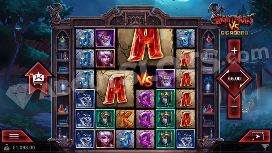 Six reels with Megablox symbols.