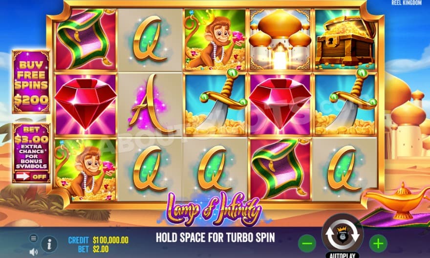 Base game where you can see a large palace in the background.