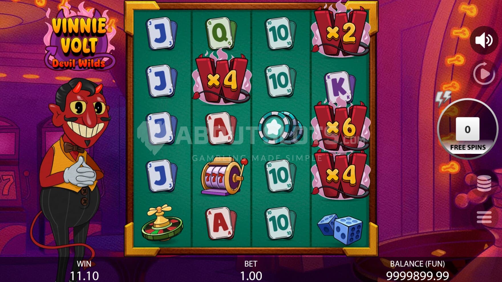 Wild stay persistent and jump around the reels during the bonus game