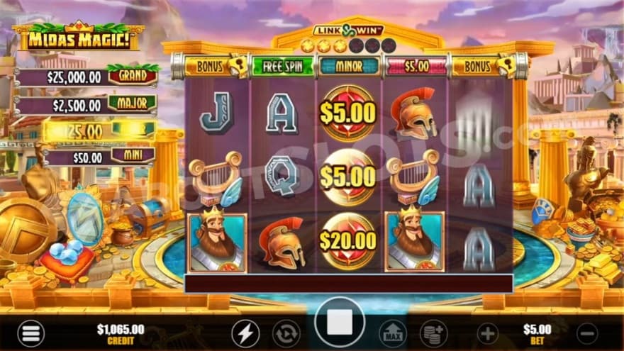 A city is shown where most of the parts are covered in gold from Midas touch.