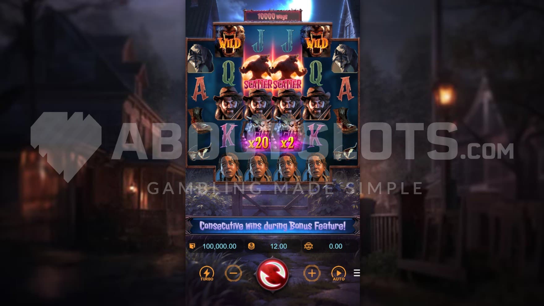 Dark image of a town as backdrop