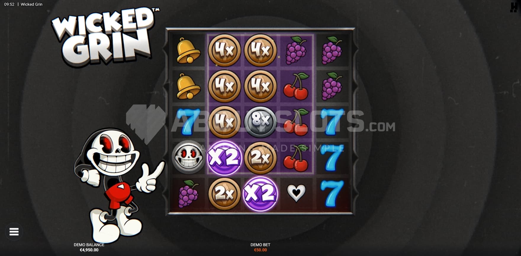 Grin and Coin Symbols in view