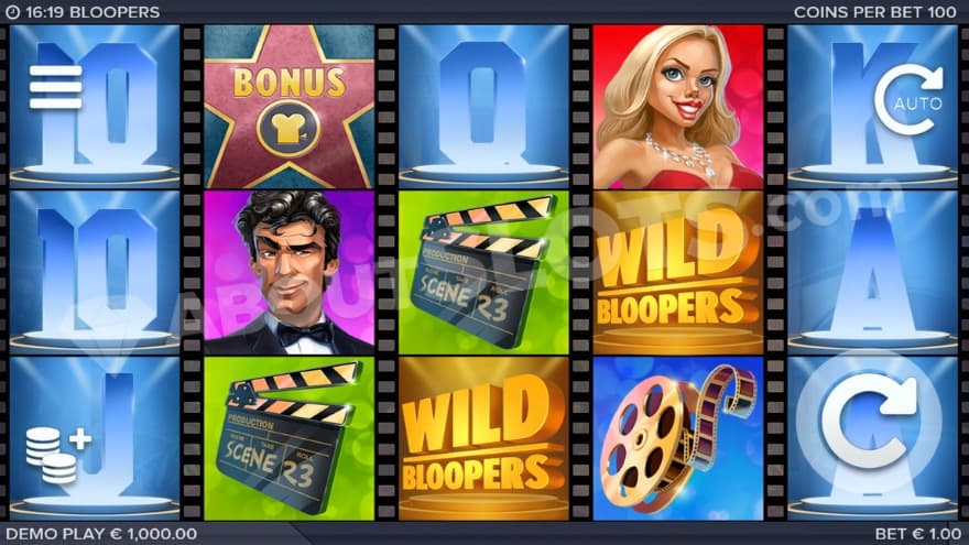 Base game with a scatter symbol on the second reel.