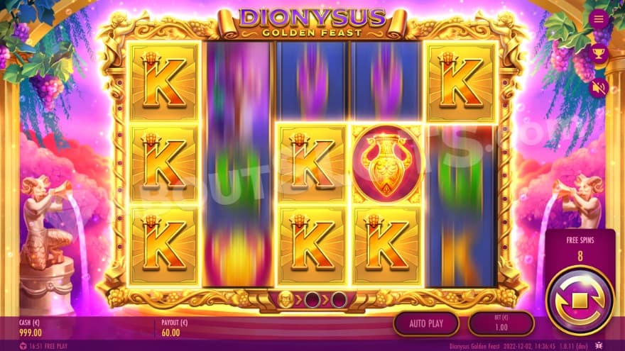 An image of the Free Spins feature
