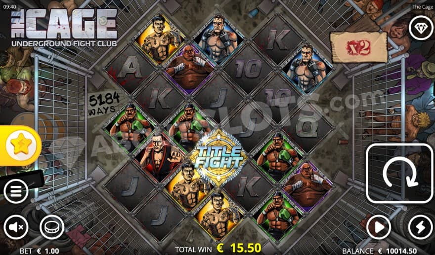 Base game with the octagon in the background.