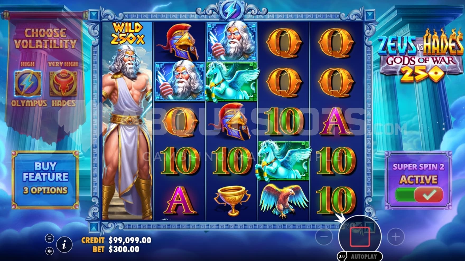 Expanding Wild of 250X on reel 1