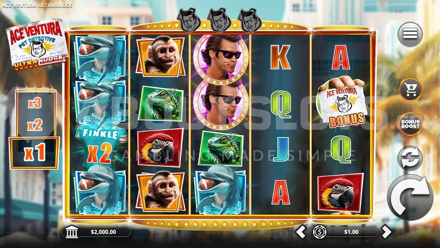 A casino slot with 5 reels and 4 rows.