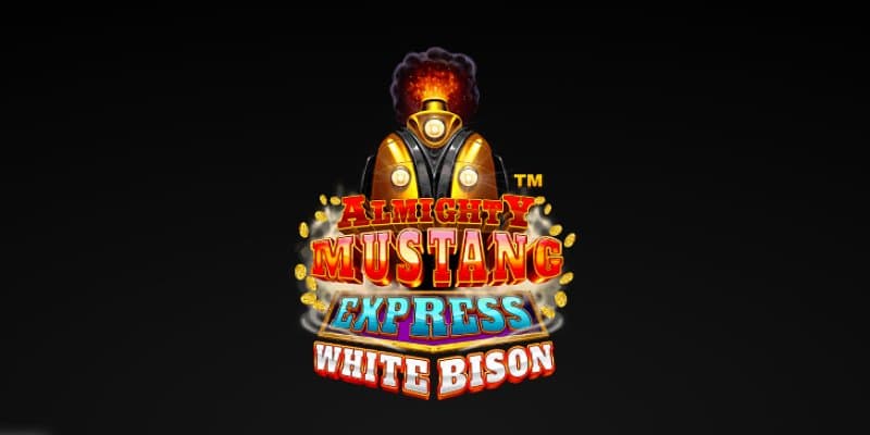 Almighty Mustang Express White Bison Banner