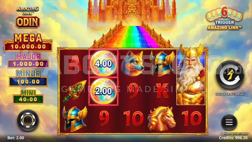 A casino slot with a Norse theme.