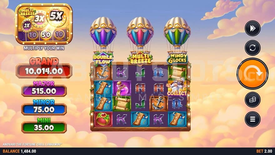 A casino slot in the heavens.