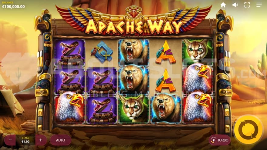 A casino slot in the wilderness.