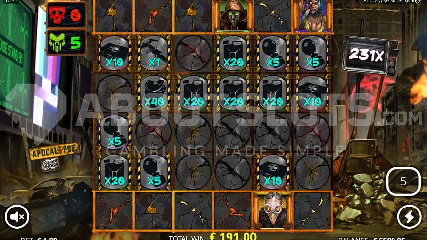 A 231X multiplier in the Cataclysm Spins.