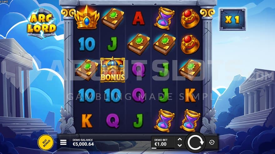 A casino slot on Mount Olympus.