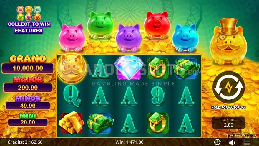 A casino slot in a vault.
