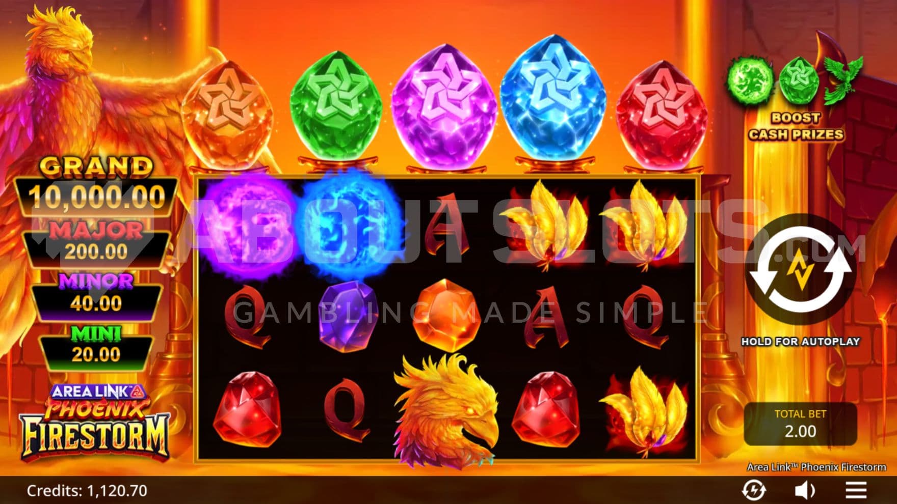 A casino slot with 5 reels and 3 rows.