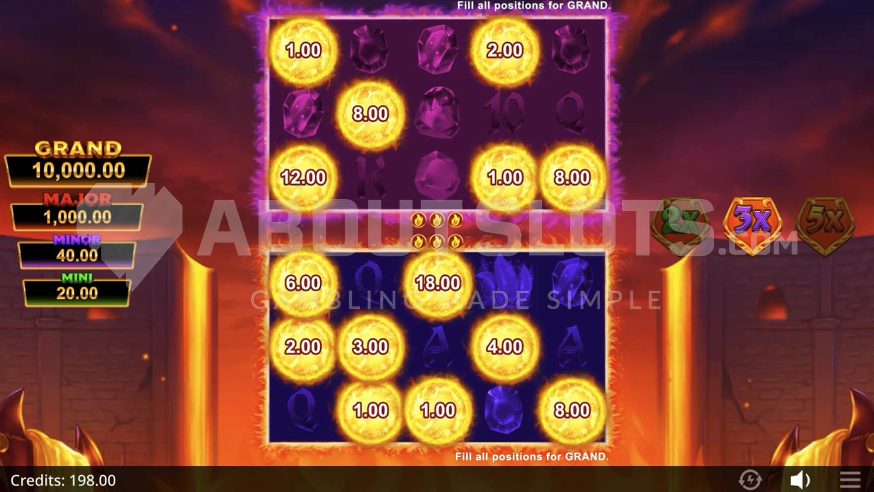 Area Link feature in progress with double array and multiplier enhancements triggered.