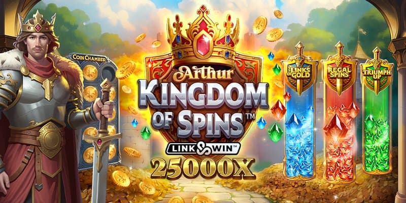 Arthur Kingdom of Spins Link&Win Banner