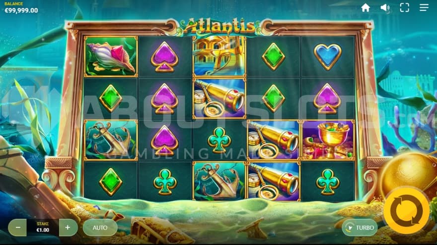 A casino slot under water.