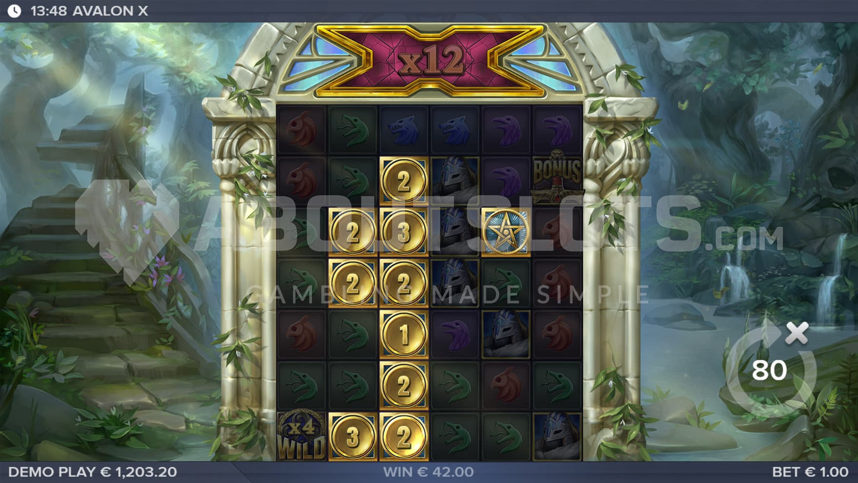 Mystery Boxes feature triggered in the base game, revealing multiple cash prizes.