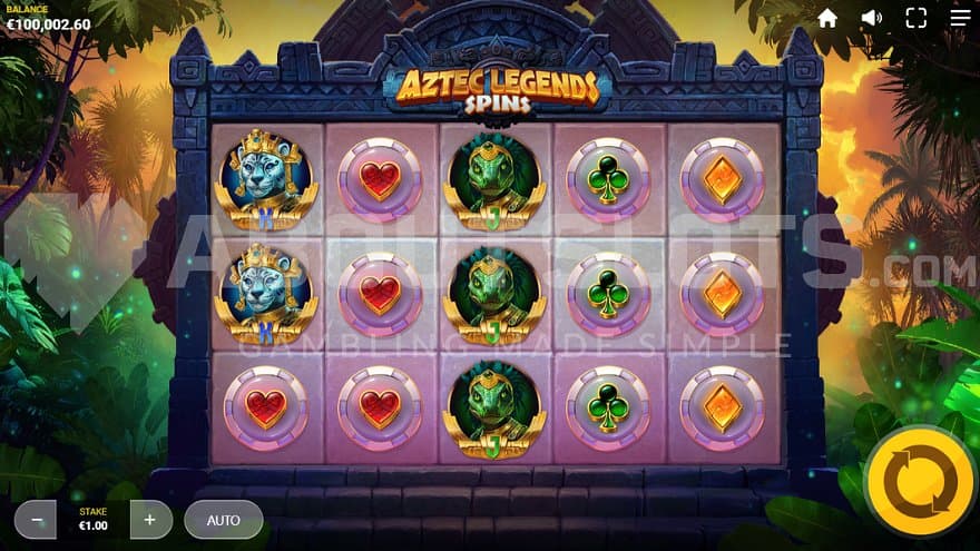 A casino slot in a jungle.