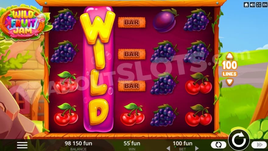 Stacked Wild Symbol on the second reel.