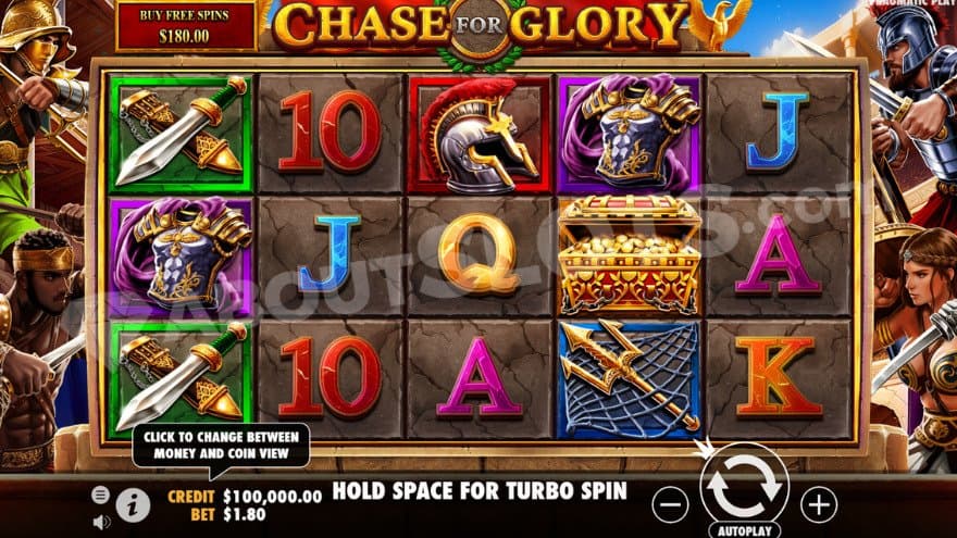 Base game where you can see gladiators on the sides.