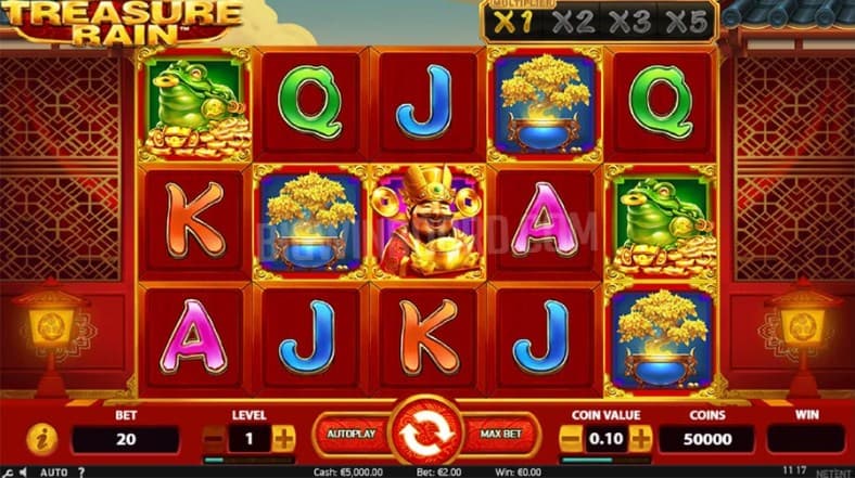 Treasure Rain Slot Gameplay