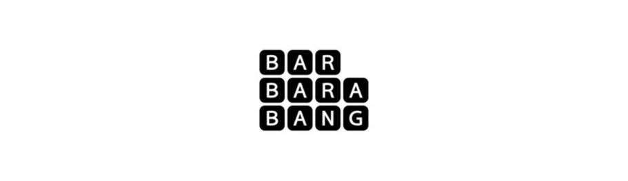 Barbara Bang Banner showing logo
