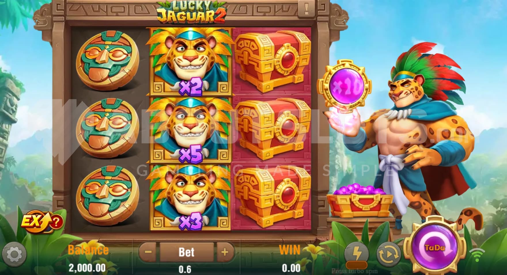 Multipliers on second reel