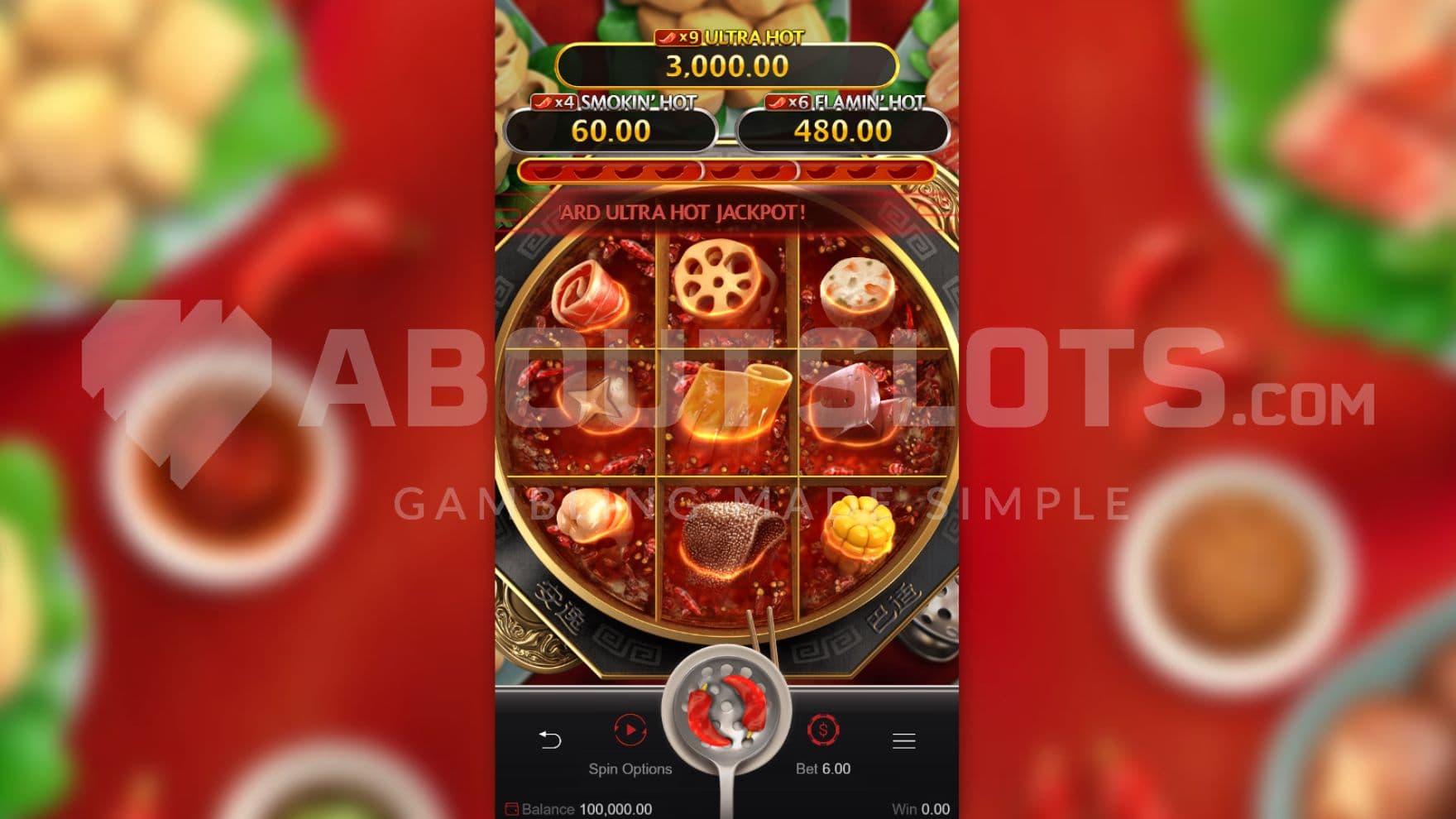 the game grid is on a plate