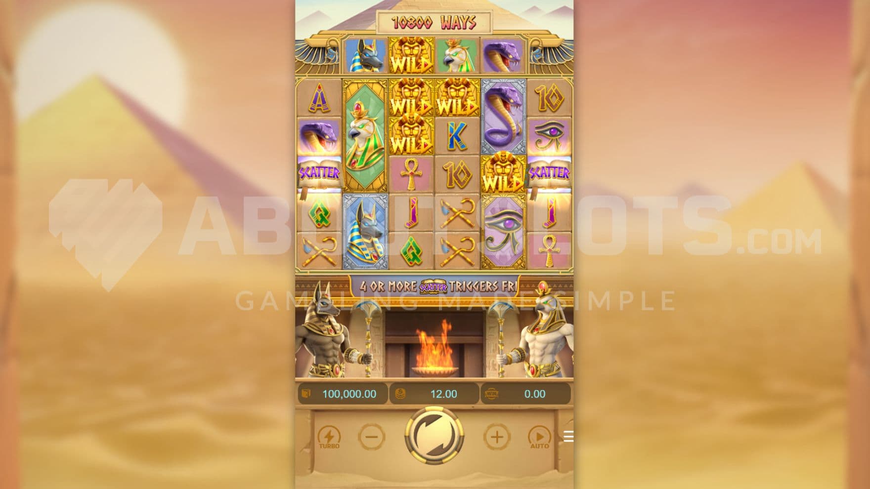 Pyramids in background