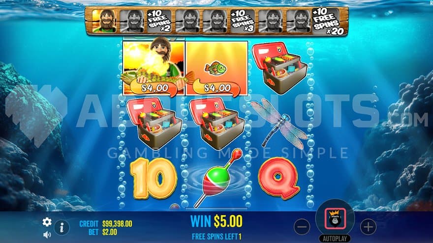 A 4X collect win in the Free Spins.