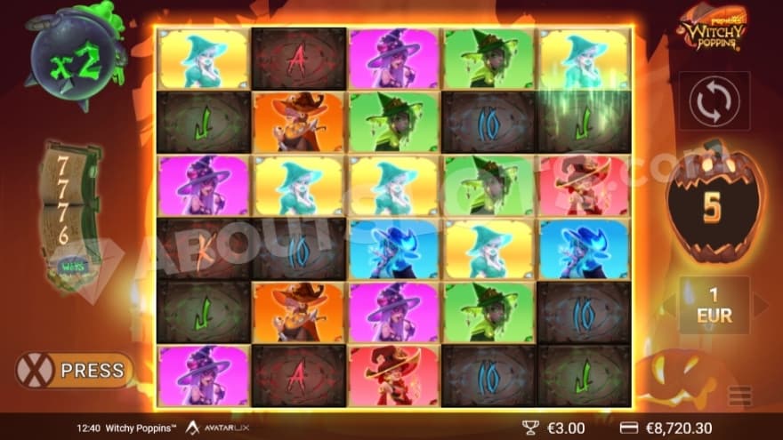 A screenshot from the pay anywhere feature