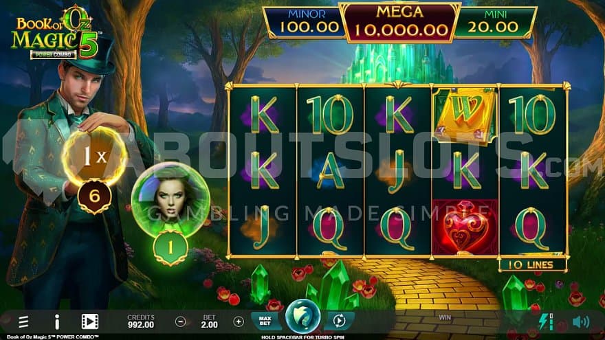 A casino slot with 5 reels and 3 rows.