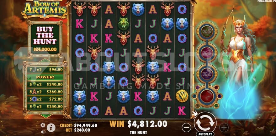 A screenshot of the base game view.