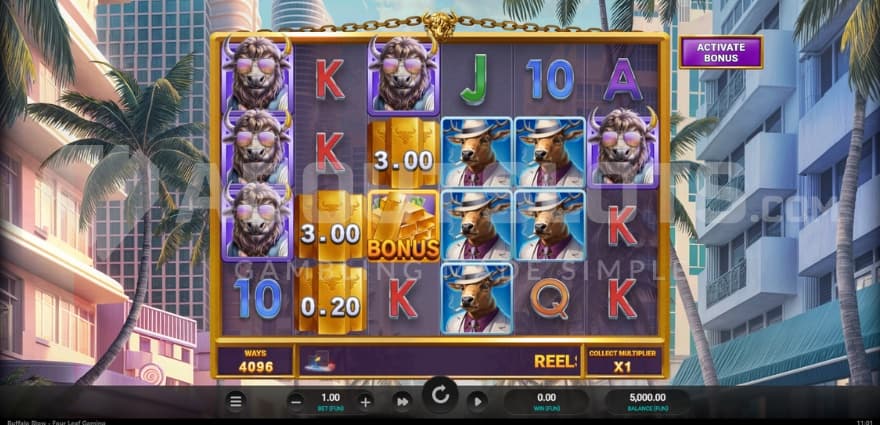 A screenshot of the 6x4 basegame view