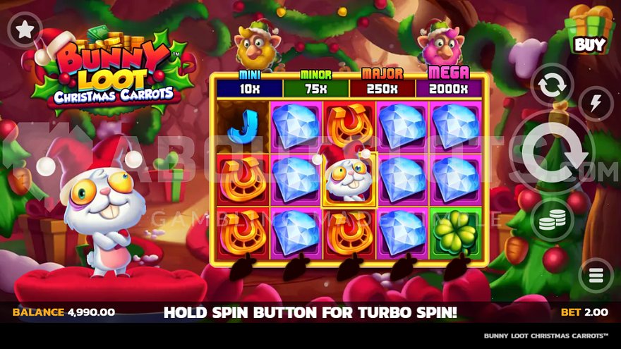 A casino slot featuring a rabbit.