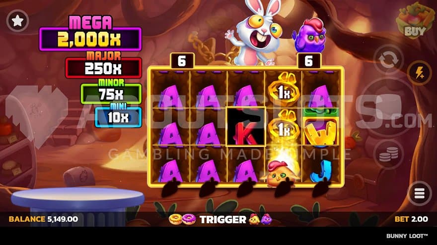 The yellow bird Bert leaves coins on reel 4.