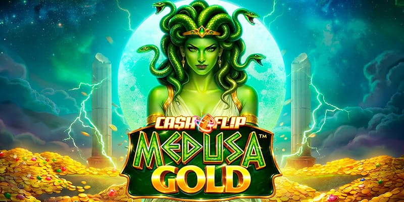 Cash Flip Medusa Gold Banner