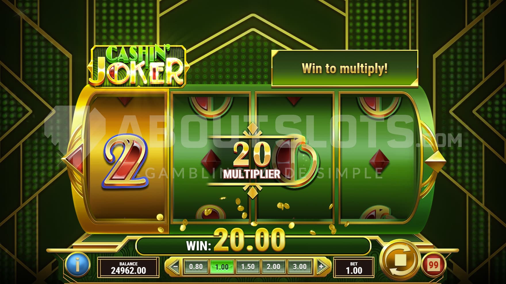 X-tra Cashin' Reel feature triggered, adding an extra golden reel on the left.