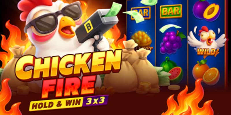 Chicken Fire Banner