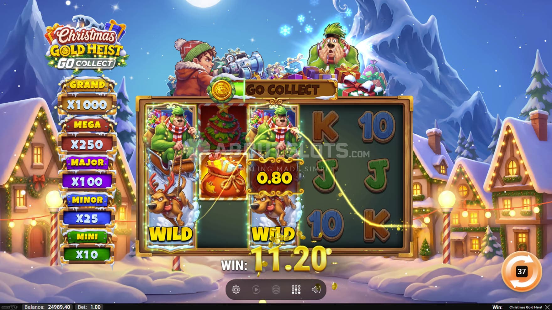 Screenshot of the Brumble upgrade triggered in the base game, causing the Wilds to expand.