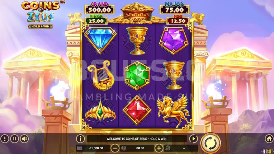 A casino slot on Mount Olympus.