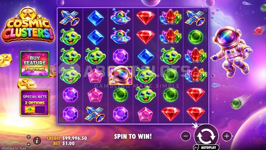 A casino slot in space.
