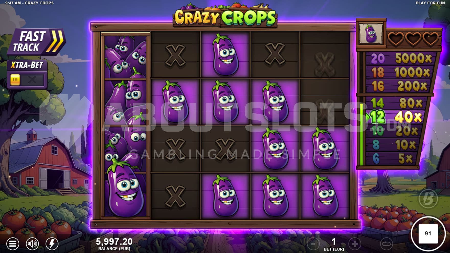 Respin Feature triggered in the base game on the highest paying regular symbol.