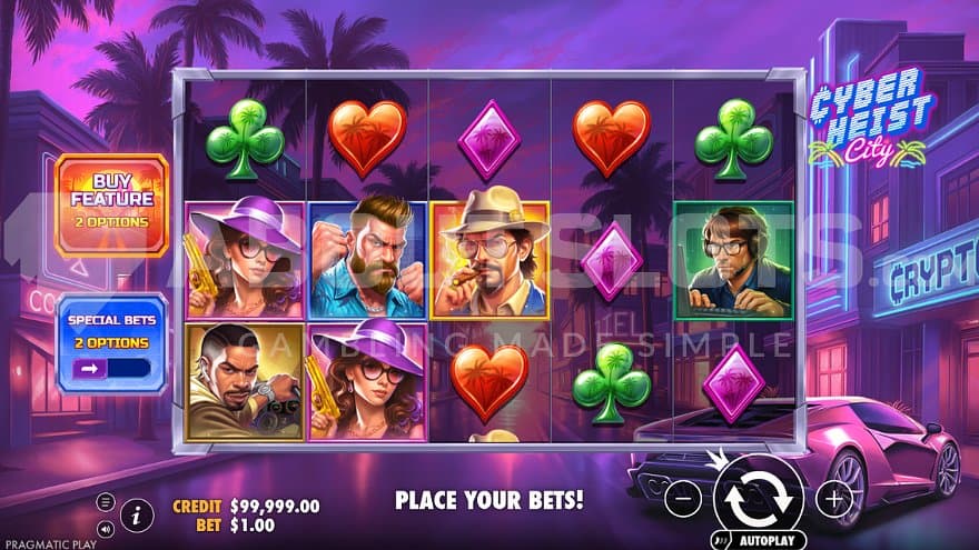 A casino slot with 5 reels and 3 rows.