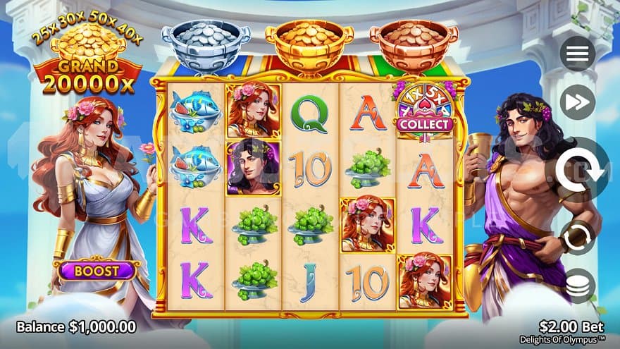 A casino slot on Mount Oympus.