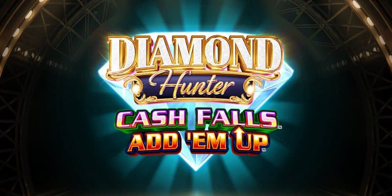 Diamond Hunter Cash Falls Banner